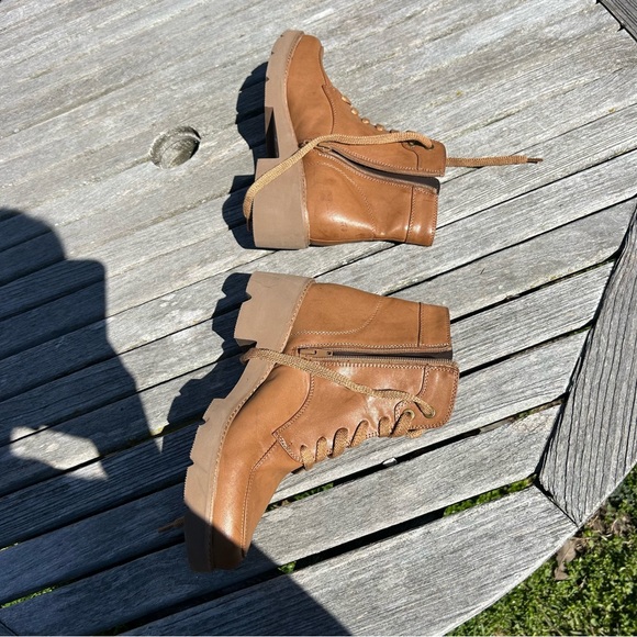 NATURALIZER Catherine Womens Faux Leather Block Heel Ankle Boots size 8.5 - Picture 10 of 12